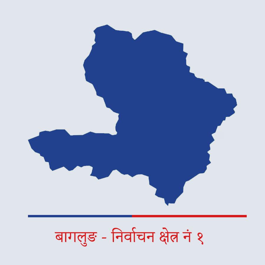 बागलुङ - १ नक्सा