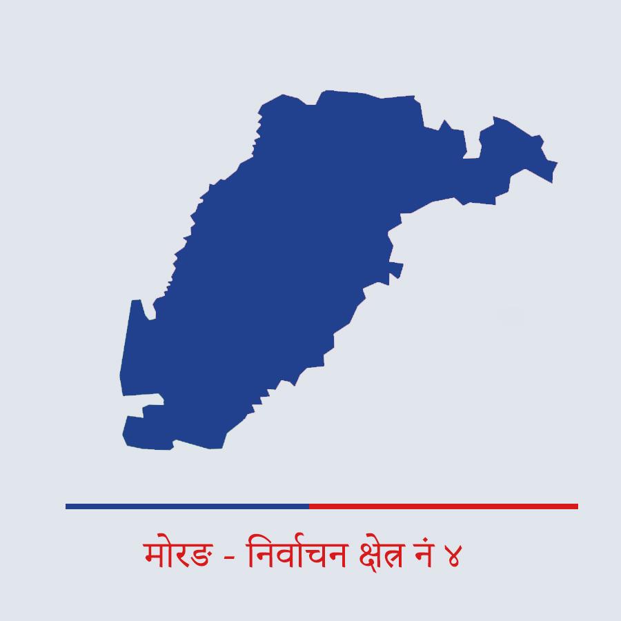 मोरङ - ४ नक्सा