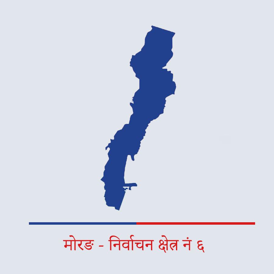 मोरङ - ६ नक्सा